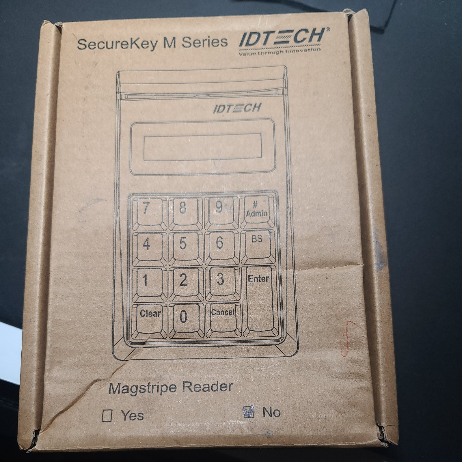 ID Tech IDTech SecureKey M130 Keypad IDKE-534833BL. USB Interface.