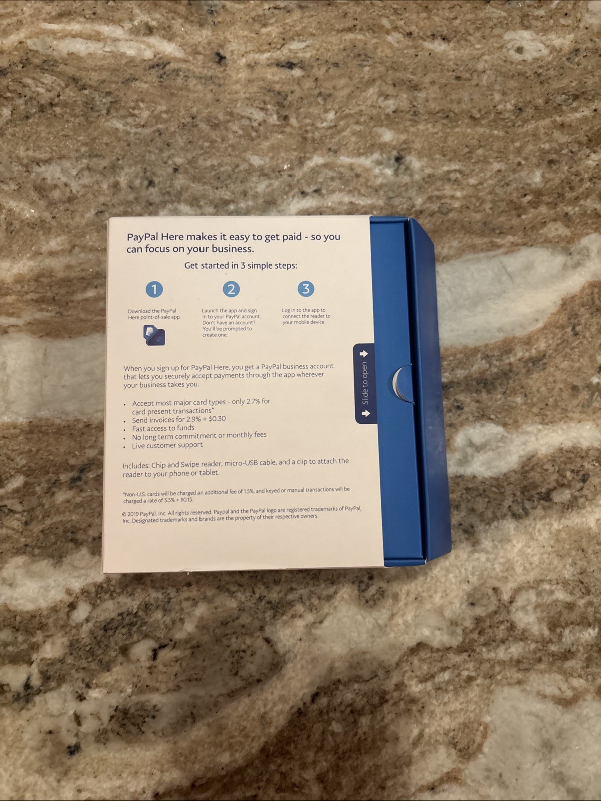 PayPal Here Chip and Card Swipe Reader for Credit and Debit Cards