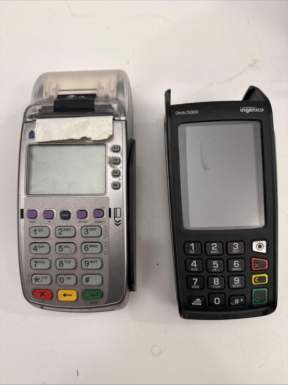 Ingenico Desk/5000 & Verifone VX520 Payment Terminal Parts– No Battery– Untested
