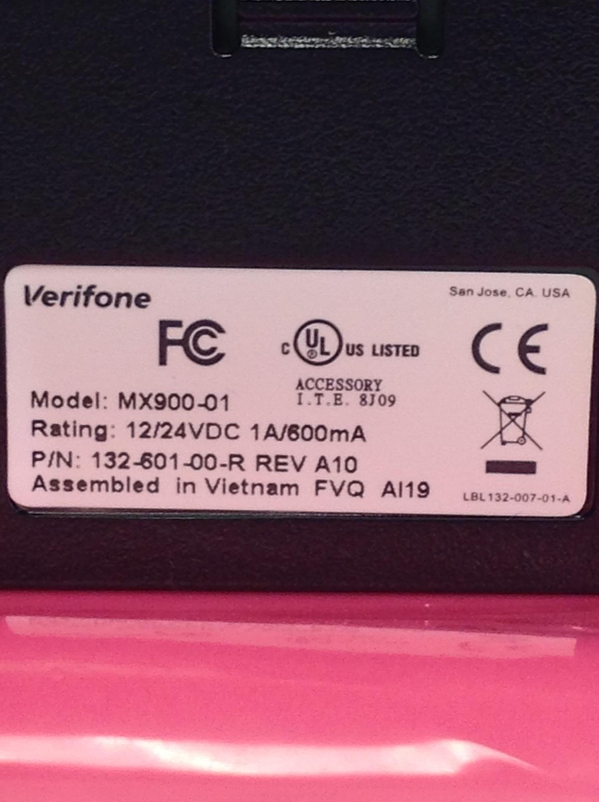 Lot Of 7 NEW VERIFONE MX900-01 Input/Output Block Interface For MX915 MX925