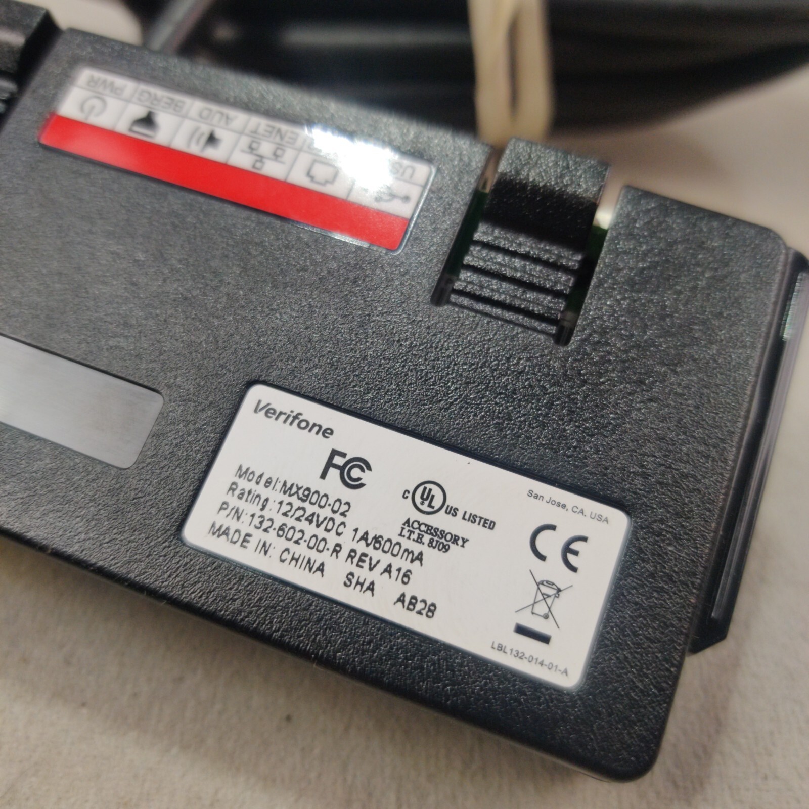 Verifone MX900-02 Power Audio Module P132-602-00-R for MX 9XX Code Center