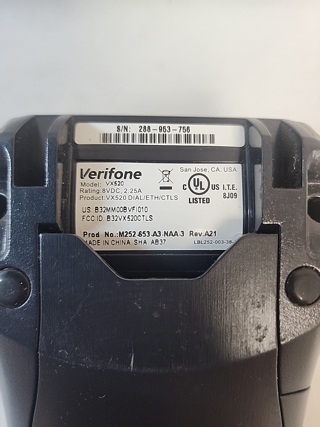 Verifone VX520 VX 520 Credit Card Machine Terminal Reader
