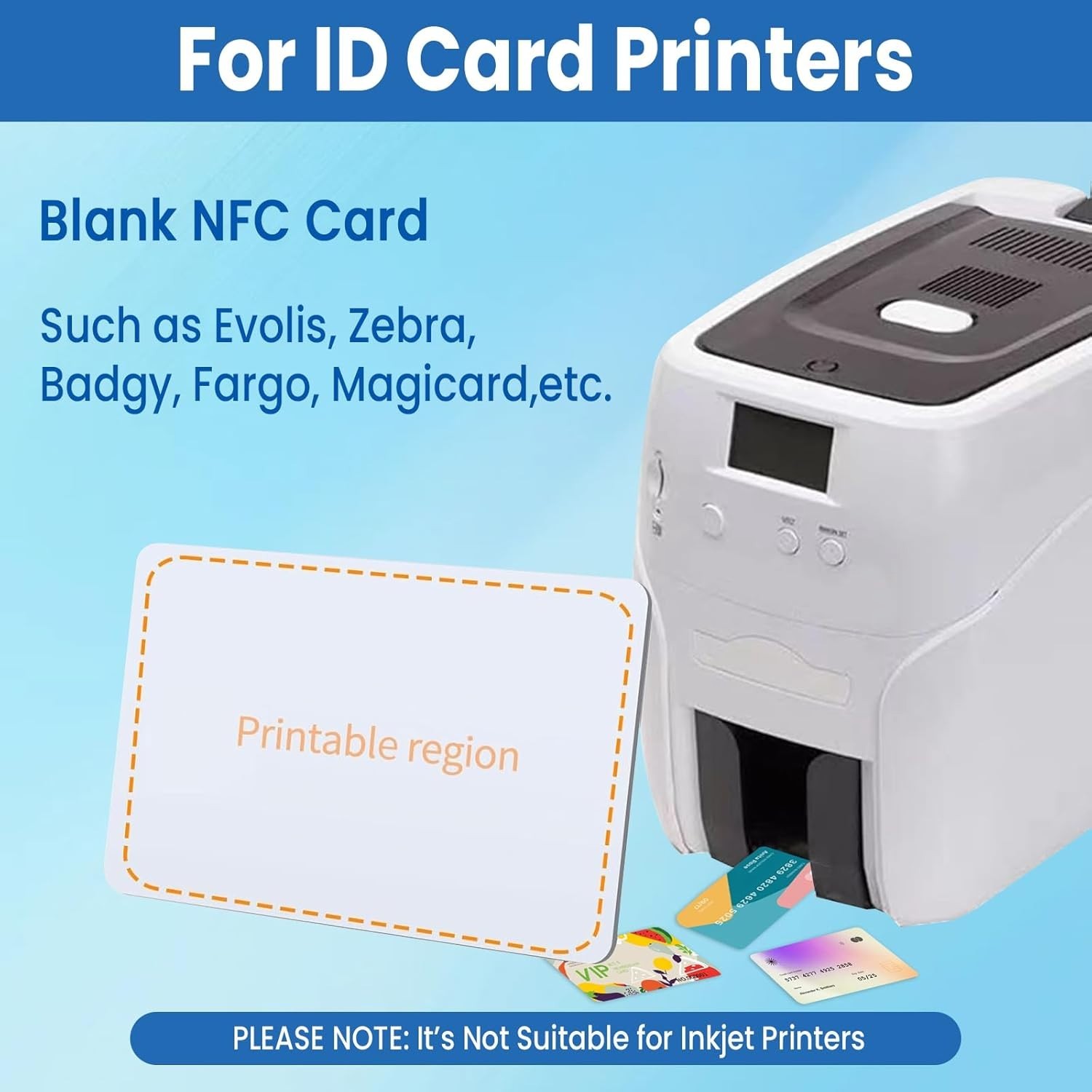 12-Pack NTAG215 NFC Cards – Printable, Writable, and Rewritable Blank Key Tags