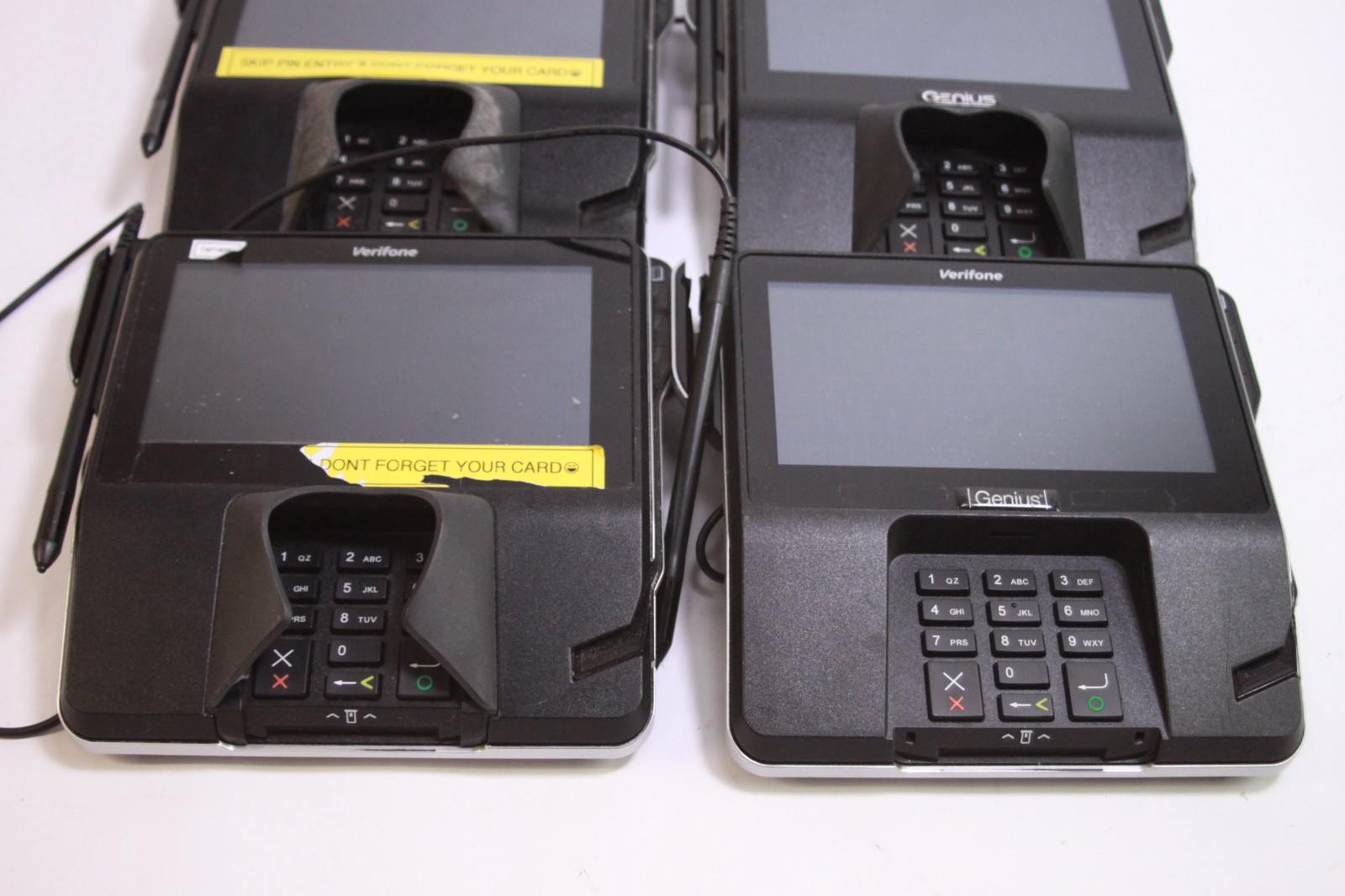 Lot of 4 Verifone MX925CTLS Pin-Pad Terminal Credit Card Machines Untested READ