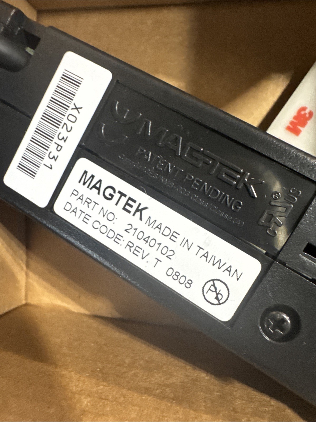 Magtek Triple Track Magnetic Strip Swipe Reader w/ USB HID Interface PN 21040102