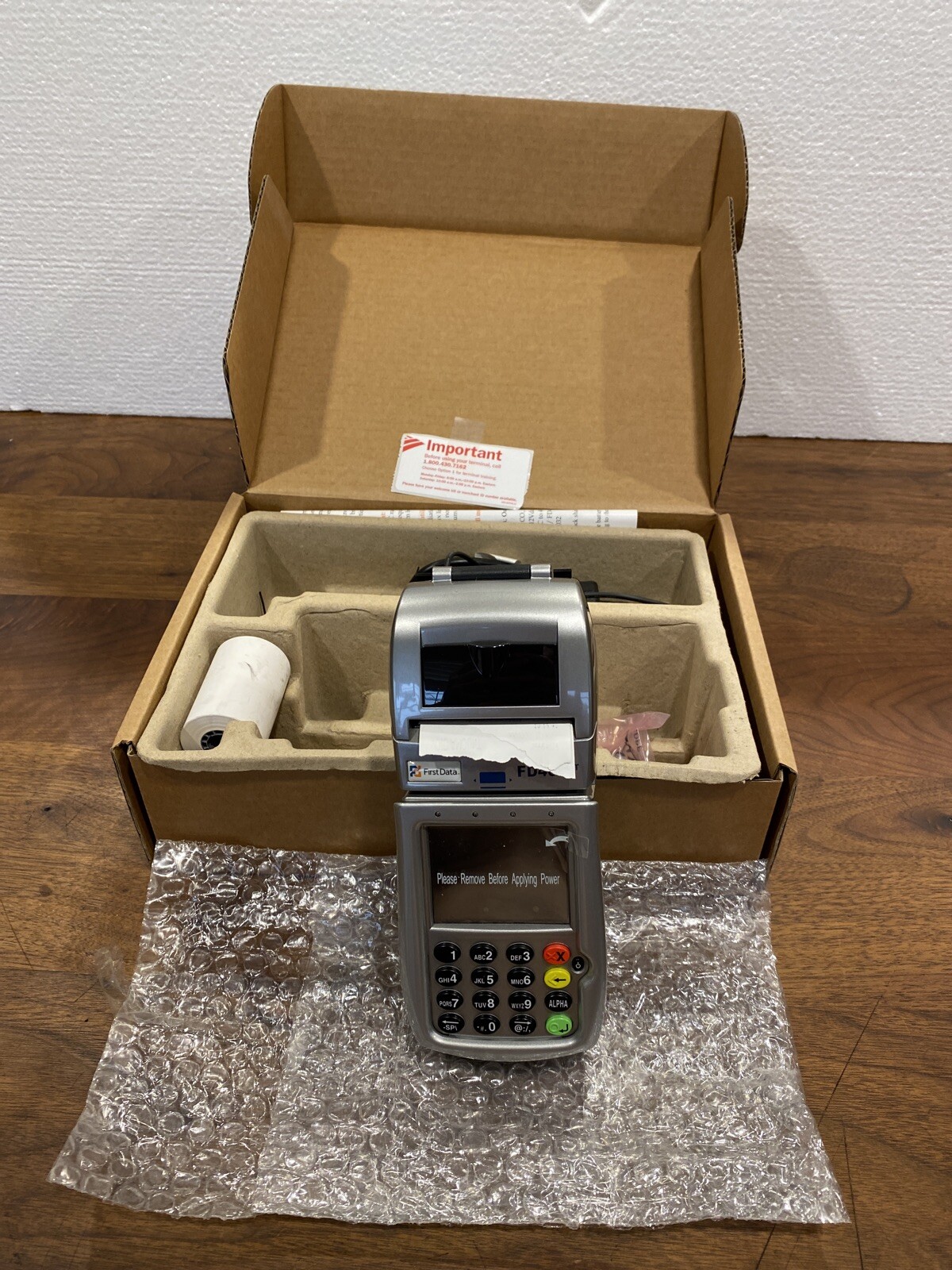 First Data FD400GT CDMA Wireless Terminal