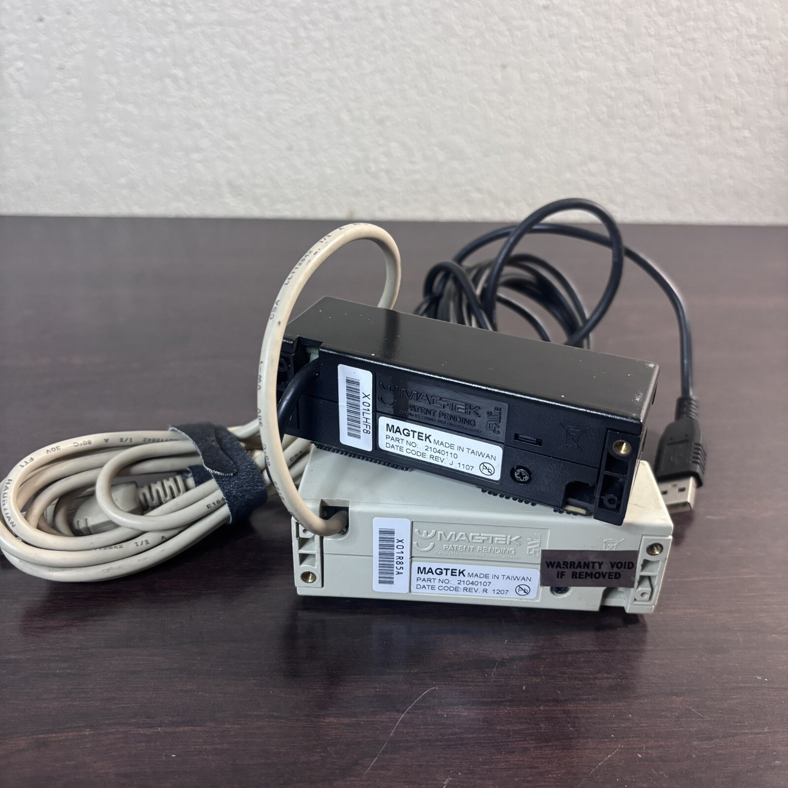 2 Magtek Card Readers 21040110 & 21040107