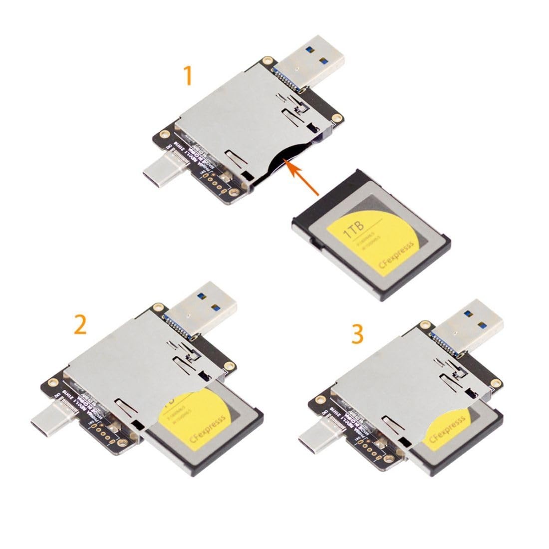 USB 3.1 Gen 2 CF Express Type B Memory Card Reader Adapter