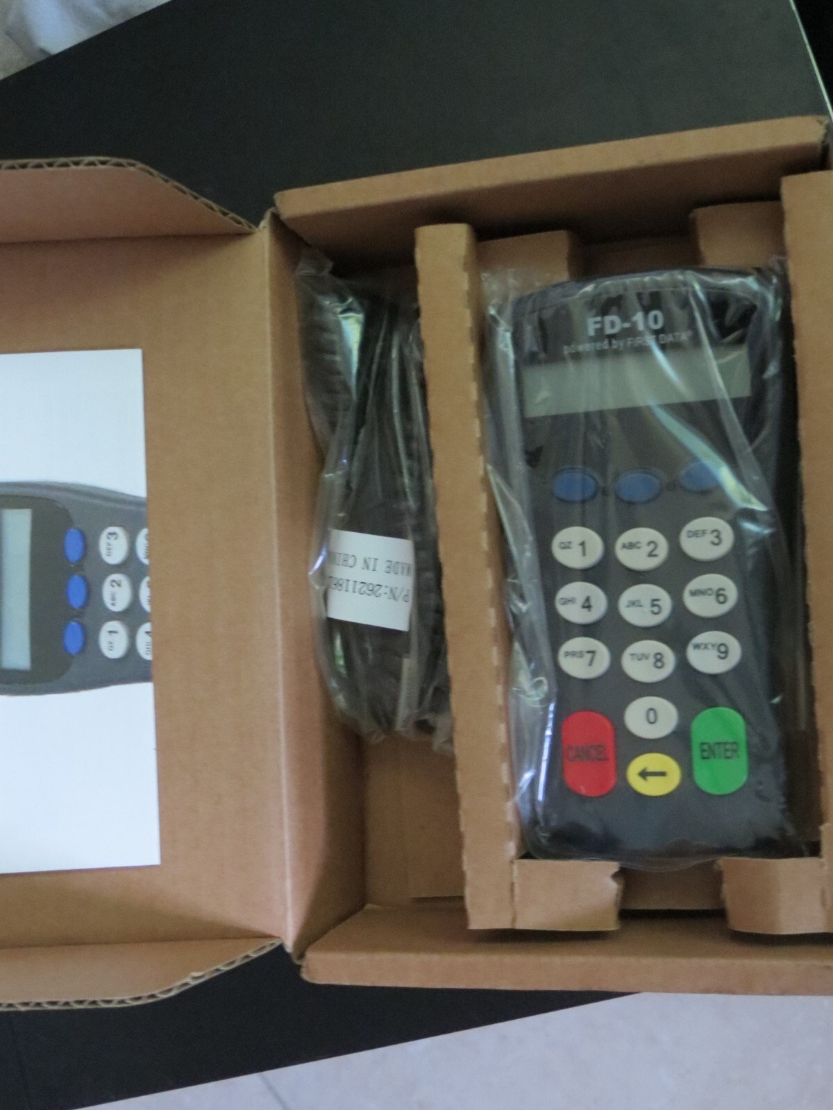FIRST DATA FD-10 Pin Pad(Serial Port Connection 8001-PCI New