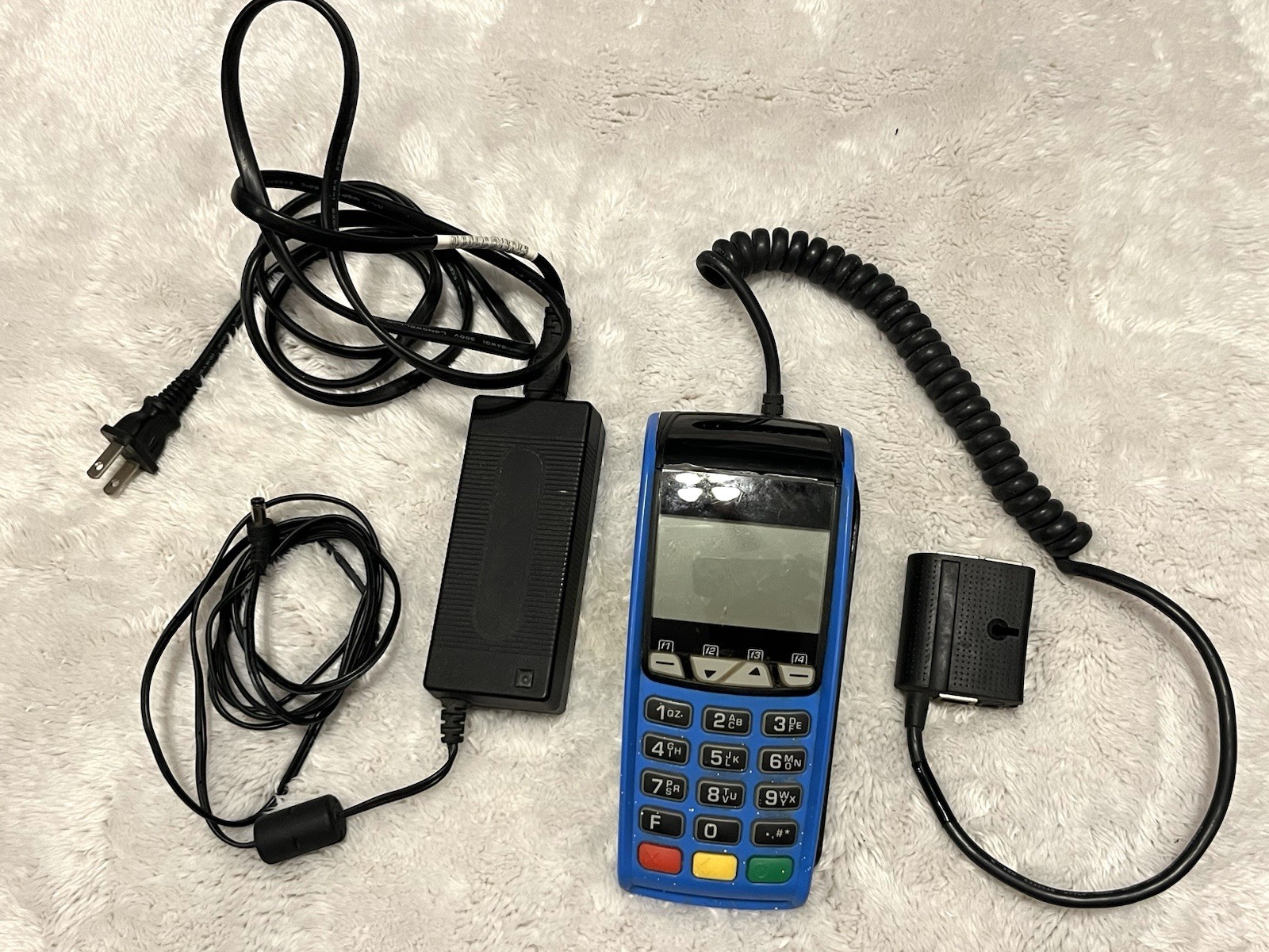 Ingenico ICT220 Credit Card Terminal with Wired Connectivity & Power Supply