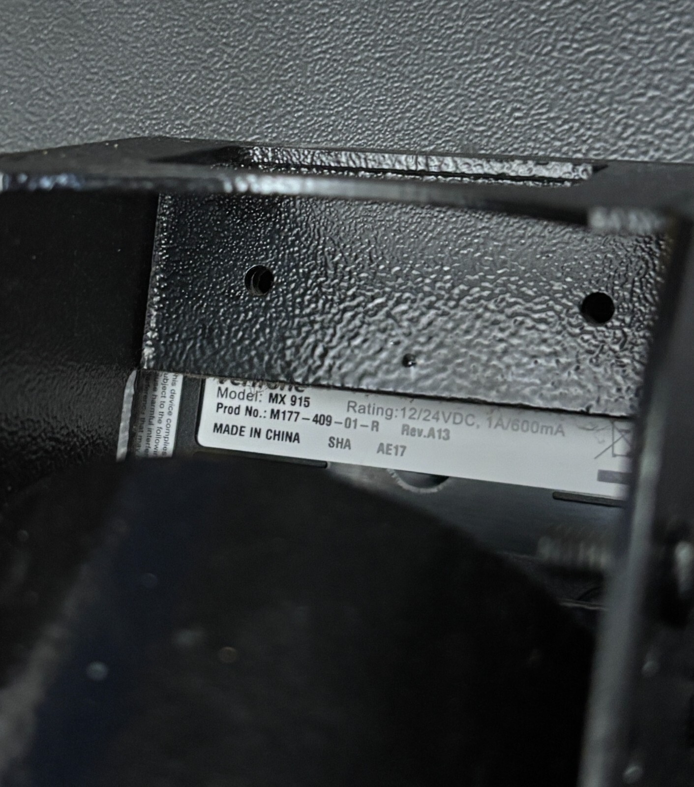 VeriFone MX 915 Card Terminal with swivel stand base (A)