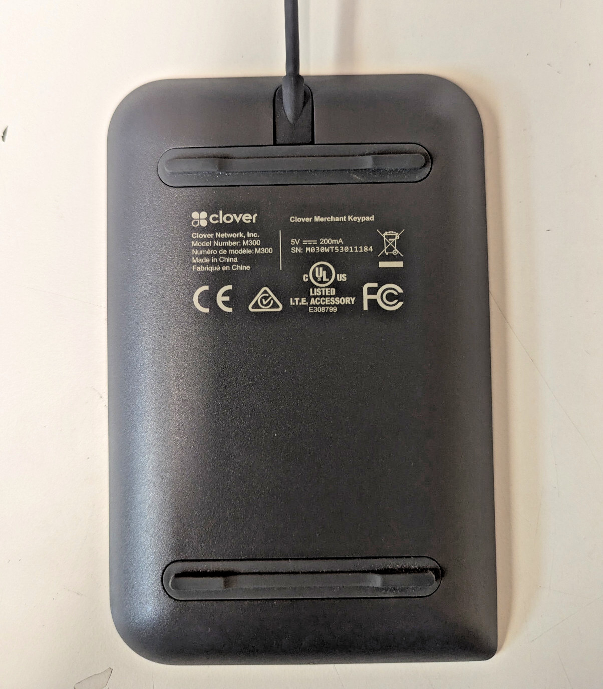 Clover M300 Merchant Facing Keypad