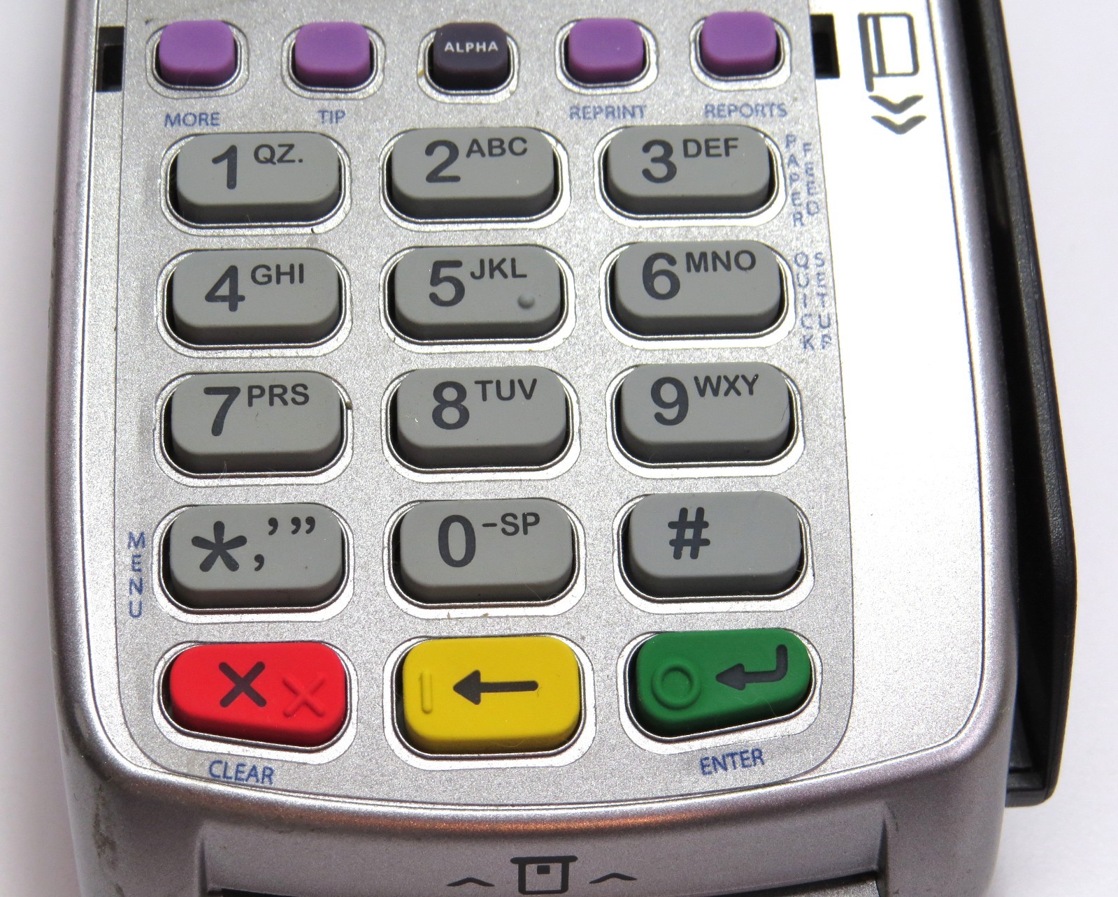Verifone VX520 POS Credit Card Machine, LCD Screen, UNTESTED for Parts/Repair