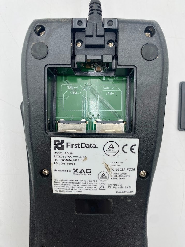 First Data Fd-35 Pin Pad Payment Terminal Card Reader Tested