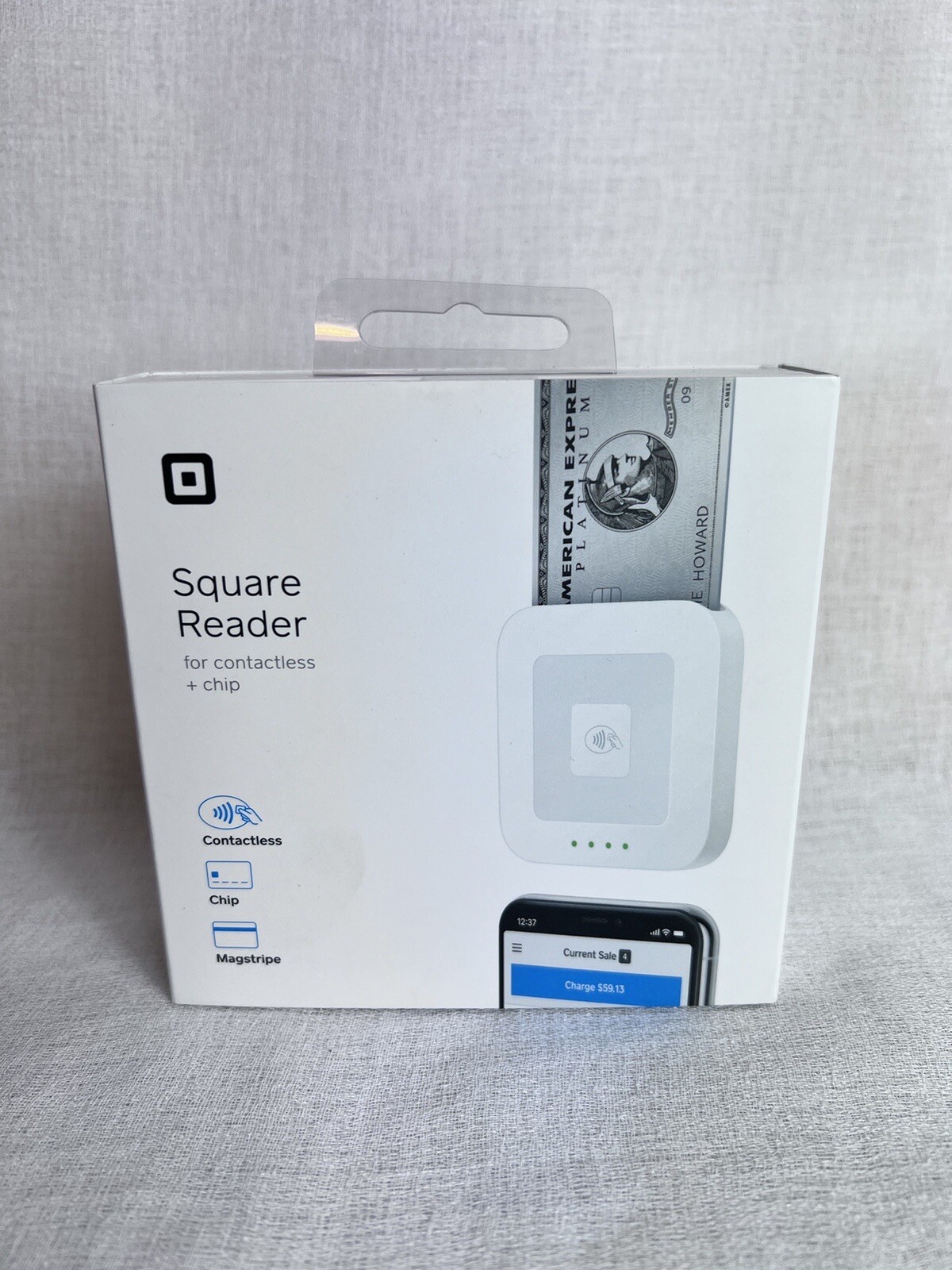 Square – Reader for contactless and chip – White