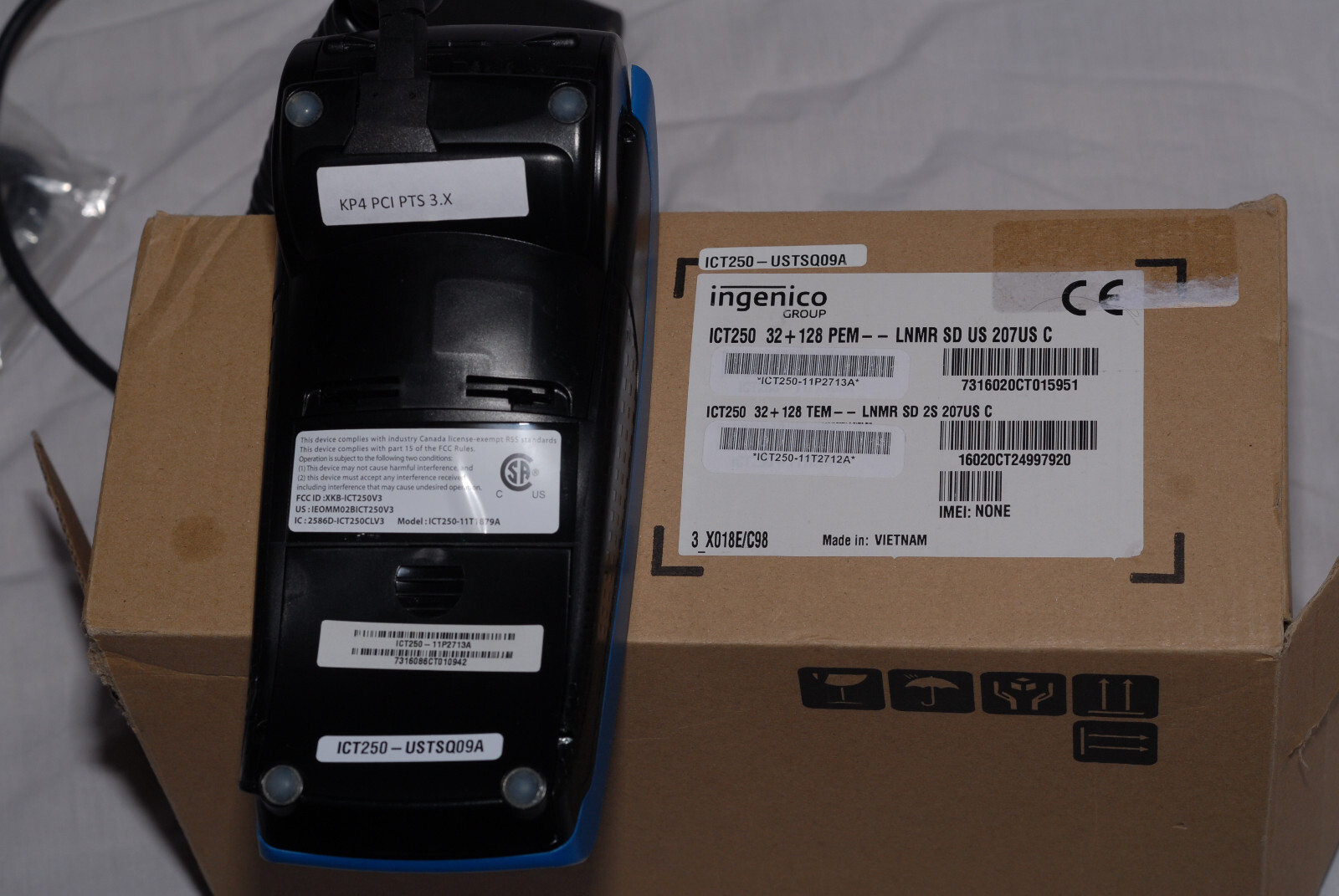 Ingenico ICT250 untested for parts/repair