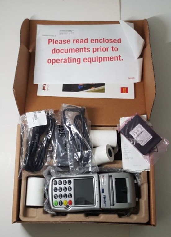 First Data FD400GT (MC8090) Credit Card Reader