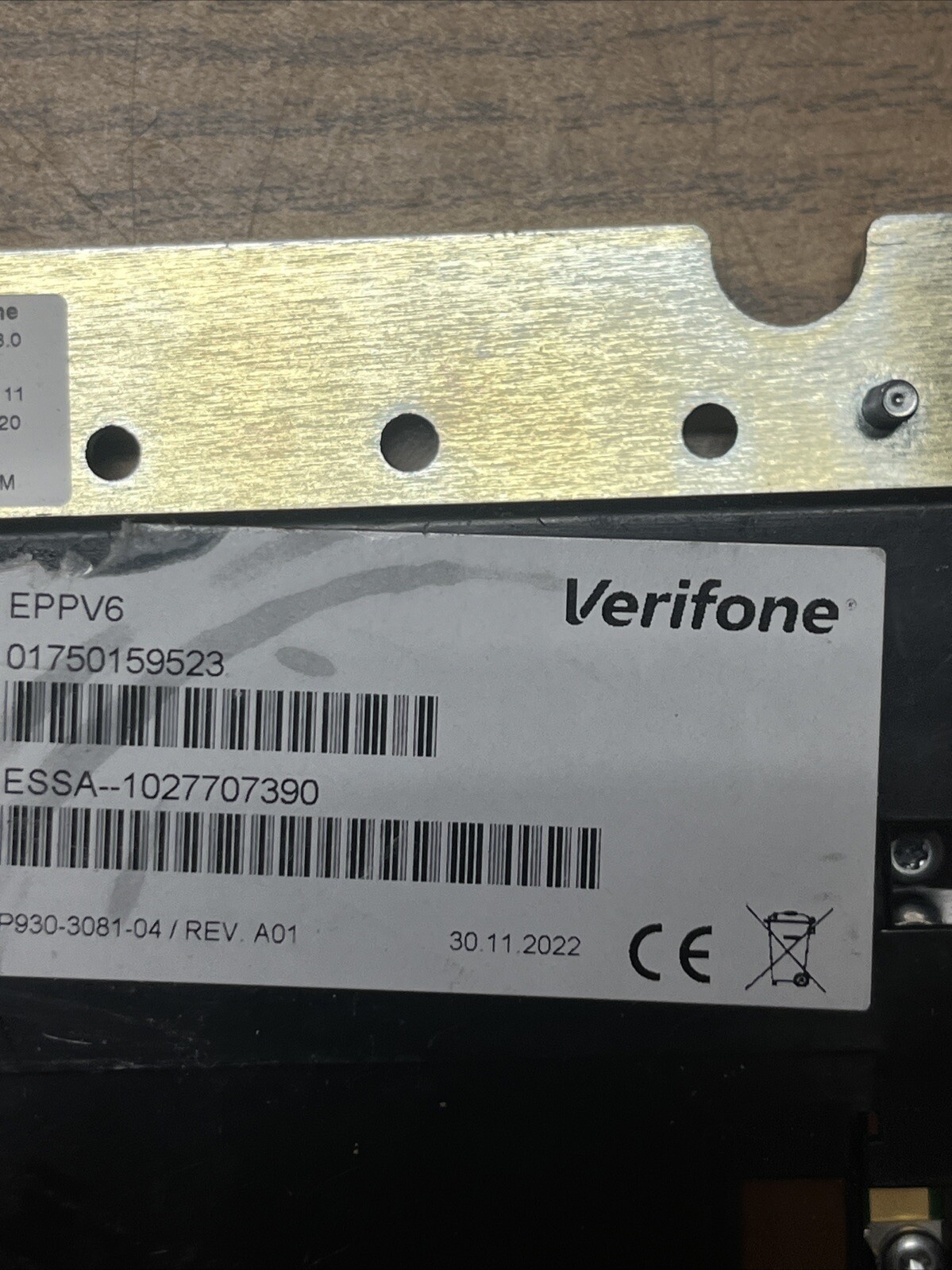 Verifone EPPV6 External Secure Hybrid Reader Keypad