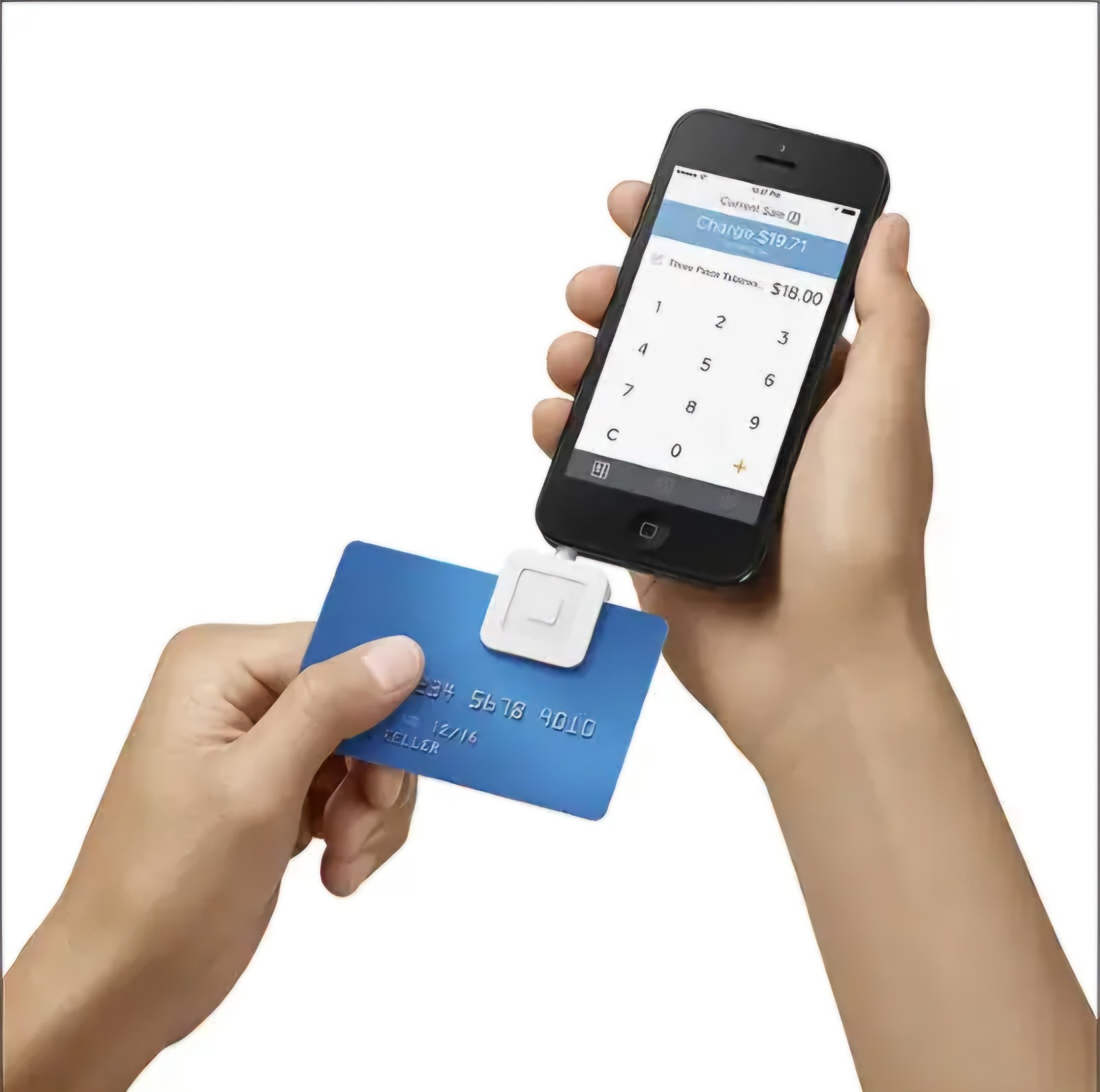 Square Reader for Magstripe (with headset jack) Credit Card Pay – White