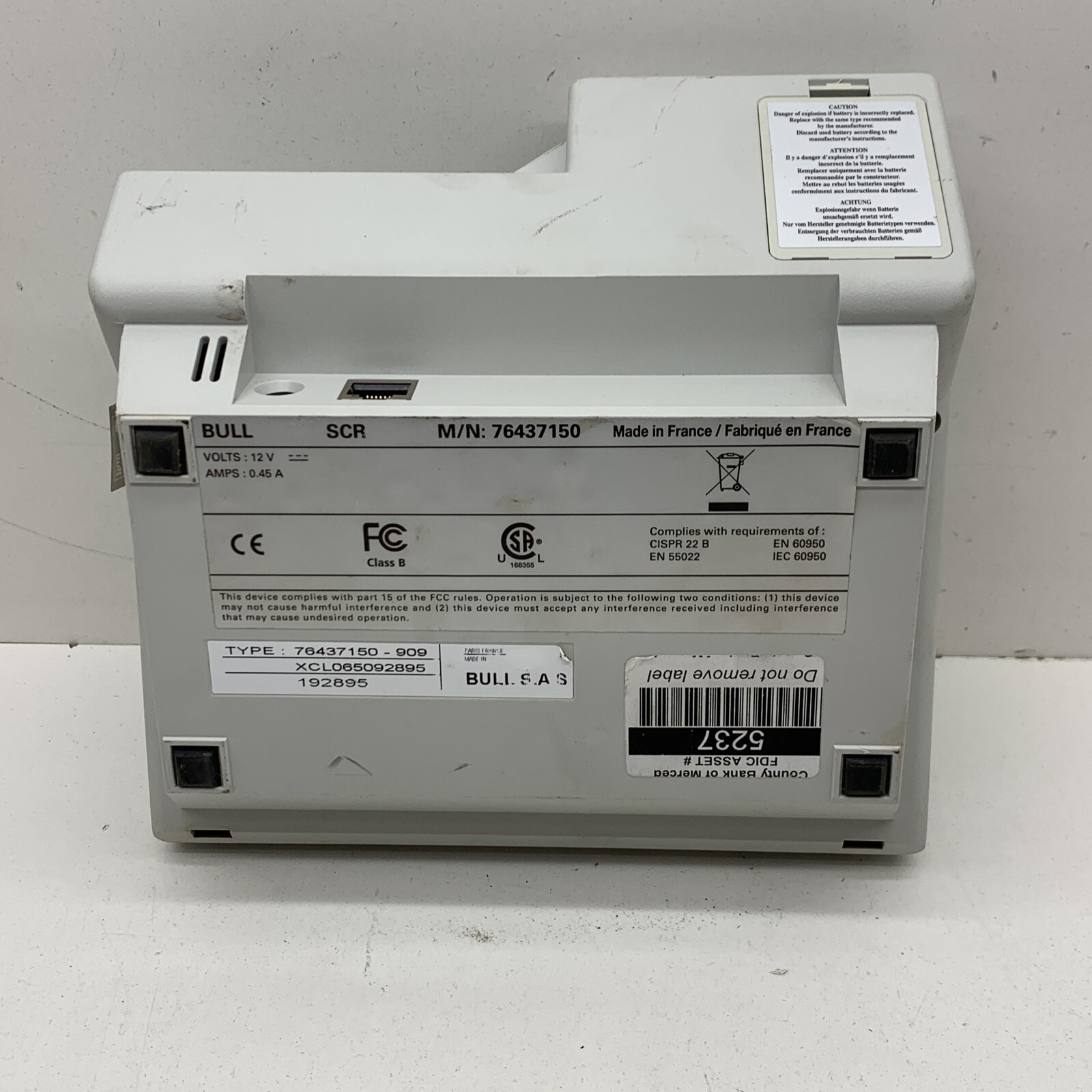 BULL Swift 76437150 Vintage Classic Credit Card Reader