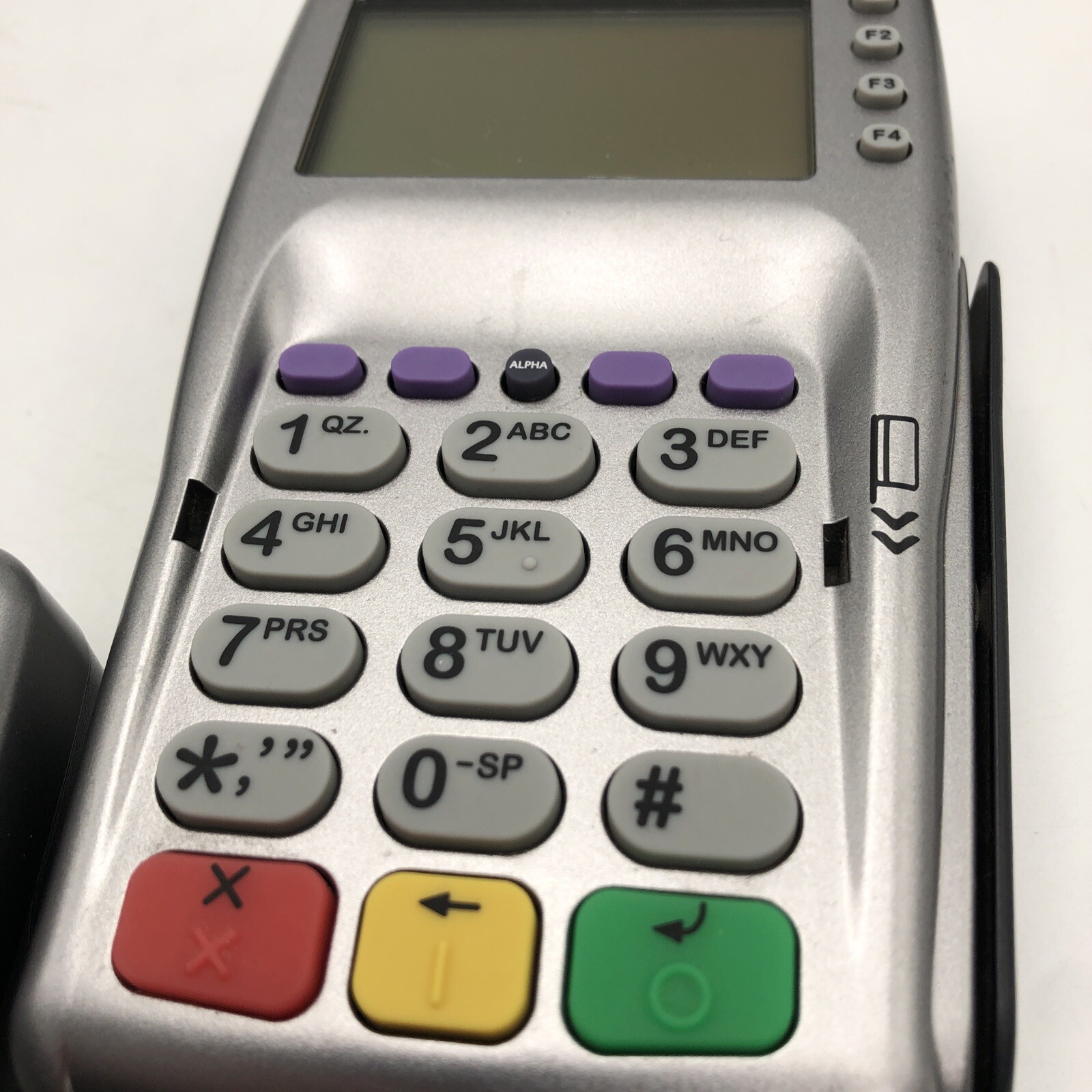 LOT OF 2 Verifone VX805 CTLS Credit Card Terminal Machines w/8 Pin Cord READ C