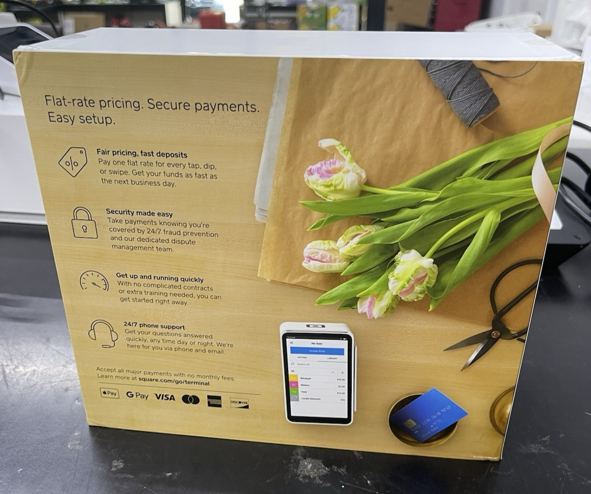 Square Terminal – Credit Card Reader Machine Mobile POS NEW SEALED!