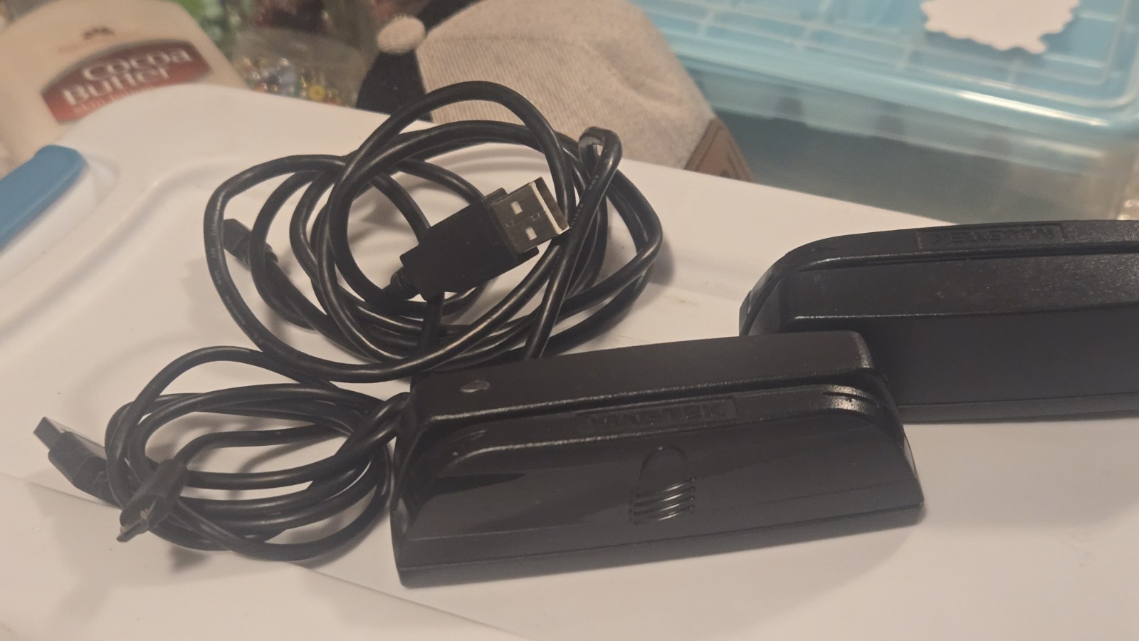 MagTek USB Magnetic Stripe Credit Card Reader Swipe Scanner PN 21073062 Tested