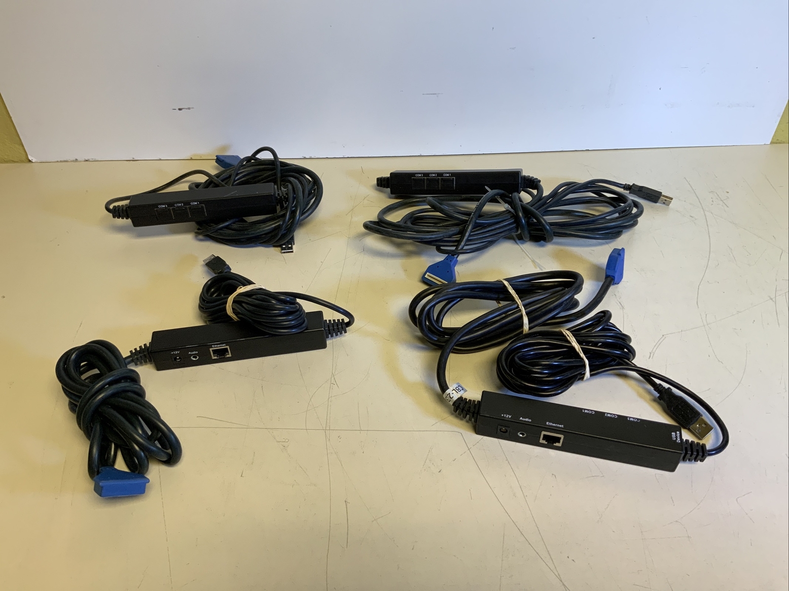 Lot Of 4 Verifone Blue Mx USB Cable for Mx850 Mx860 Mx870 Mx915 Mx925 23741-02-R