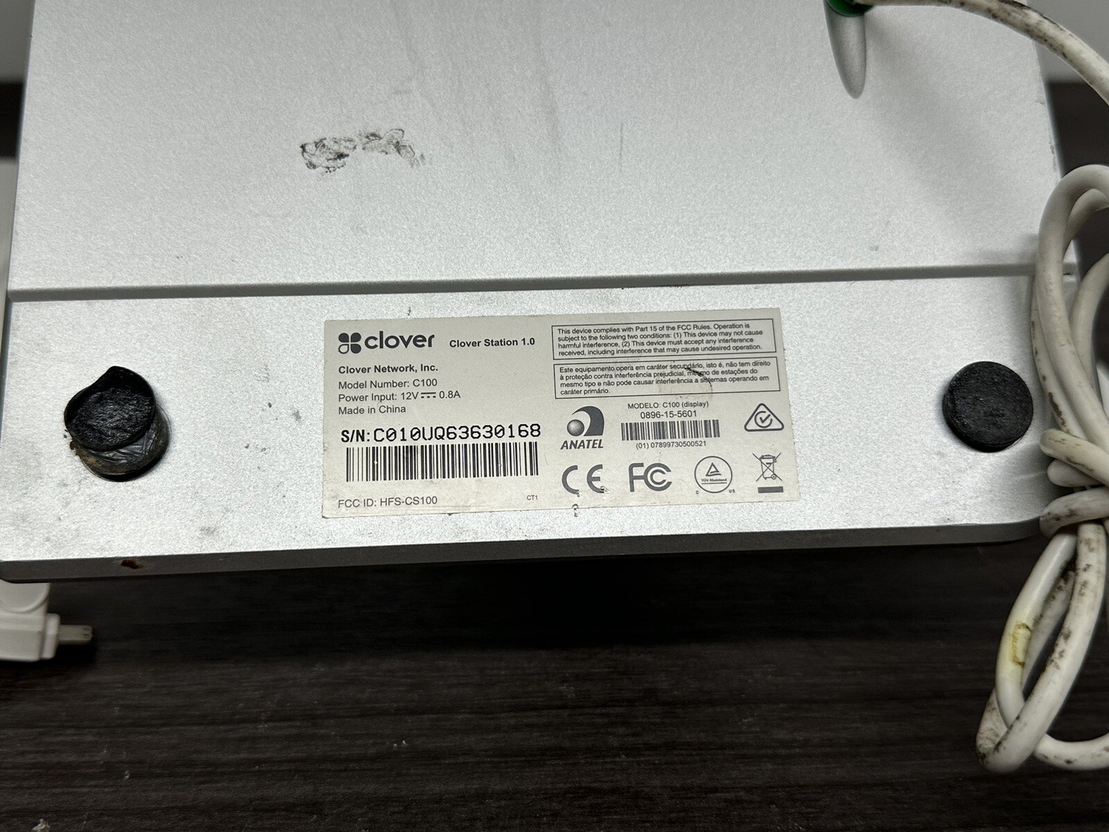 Lot Of 2 Clover Station 1.0 C100 Point of Sale POS System – G77