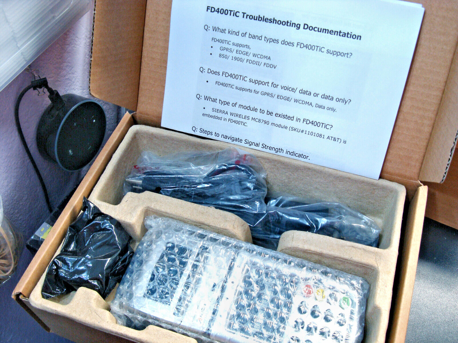 First Data FD400TiC WCDMA Wireless Terminal Convenient Business Transactions