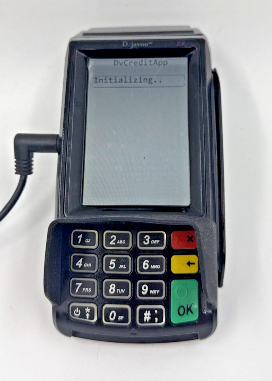 Dejavoo Z9 3.5″ VEGA3000 LCD POS Credit Card Terminal w/ Power Adapter Tested