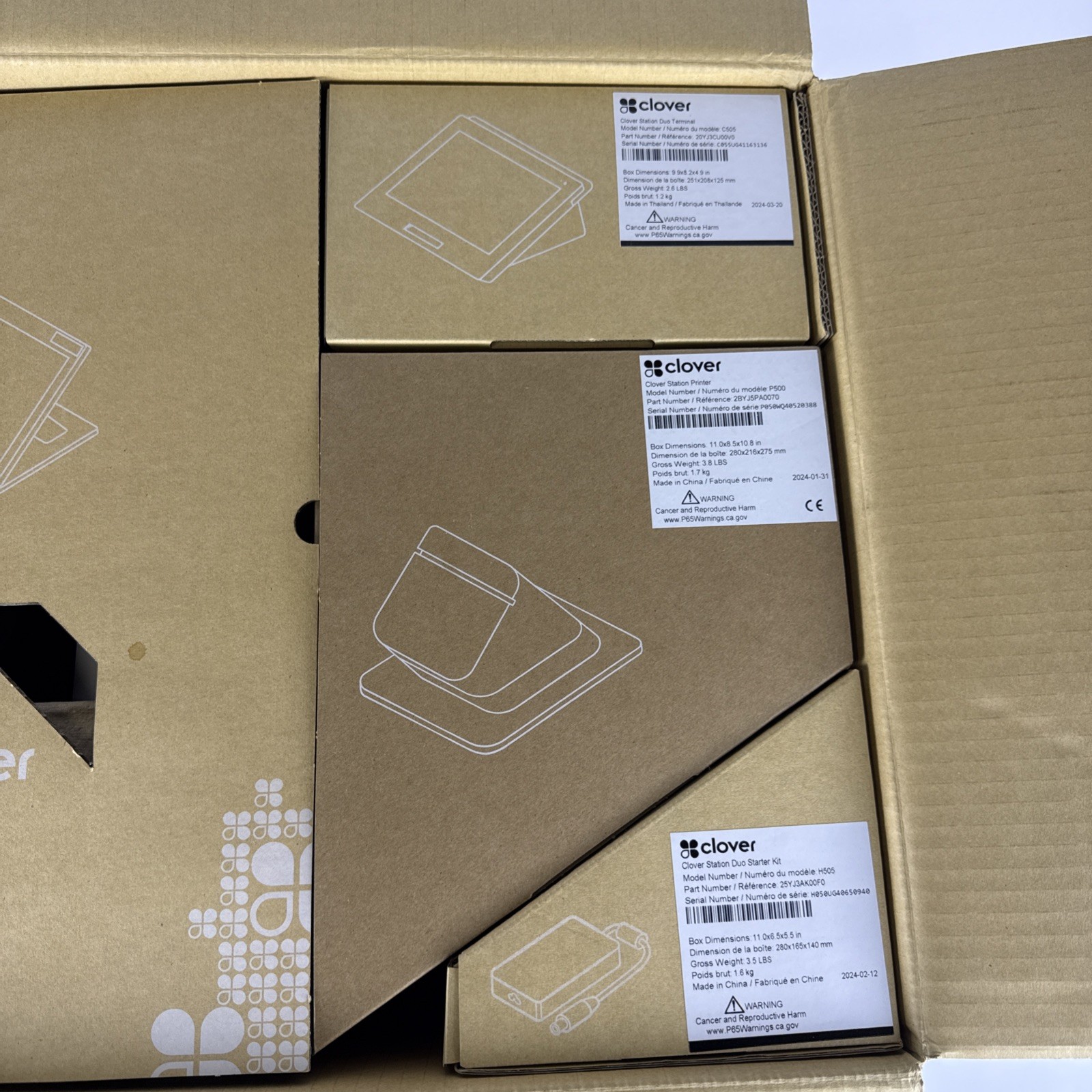 New Clover Station Duo POS Station X505