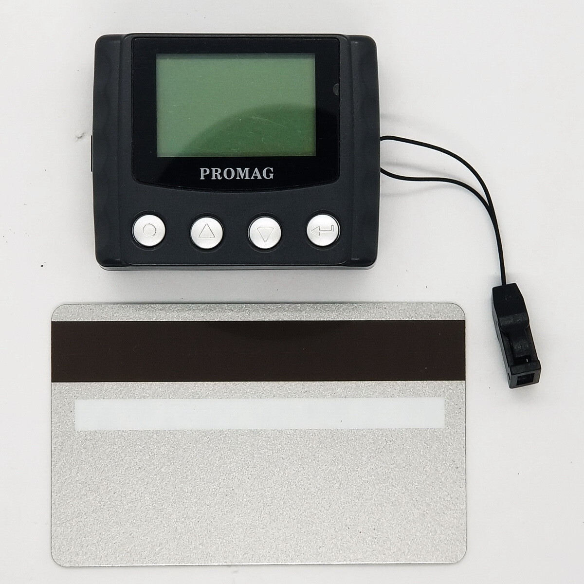 Smallest Magnetic Stripe Bank Debit Credit Card Skimmer Reader Cloner w/ Display