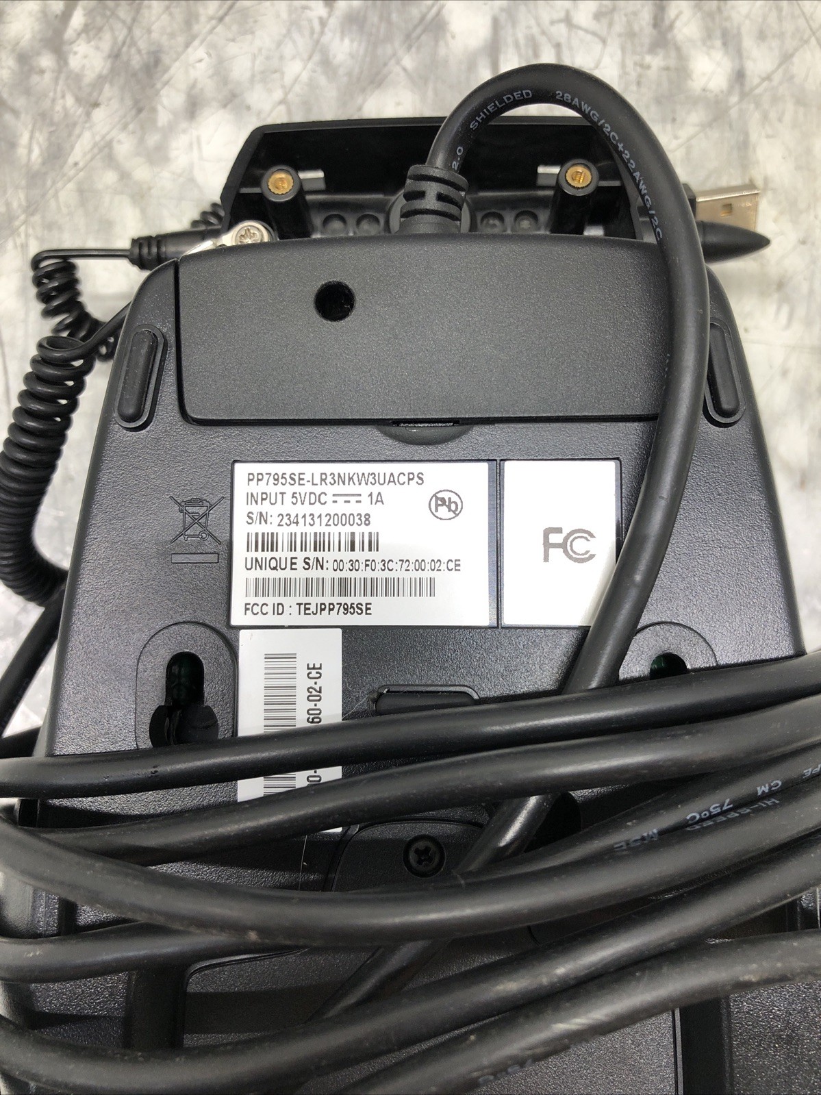 LOT OF 5 — UIC PP 795 SE Advanced Payment Terminal And Some Wires — READ DESC.