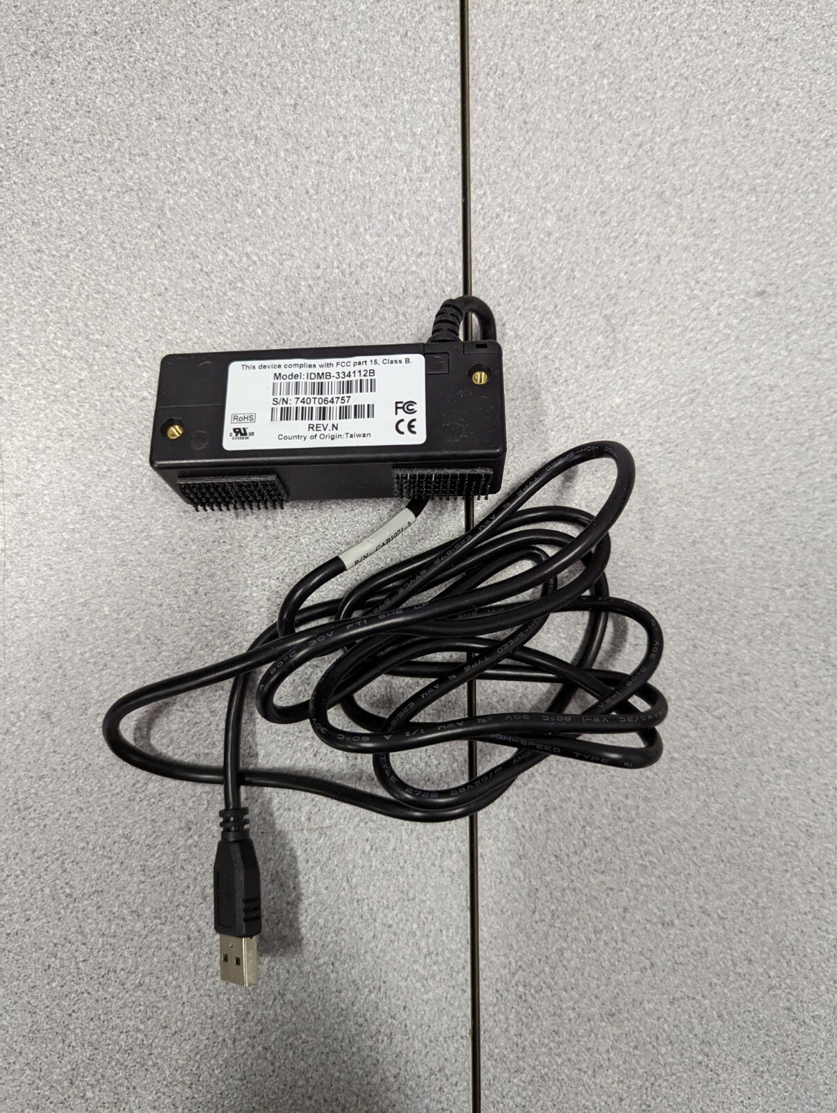 Magtek Model: IDMB-334112B USB Credit Card Magnetic Stripe Swipe Reader USB