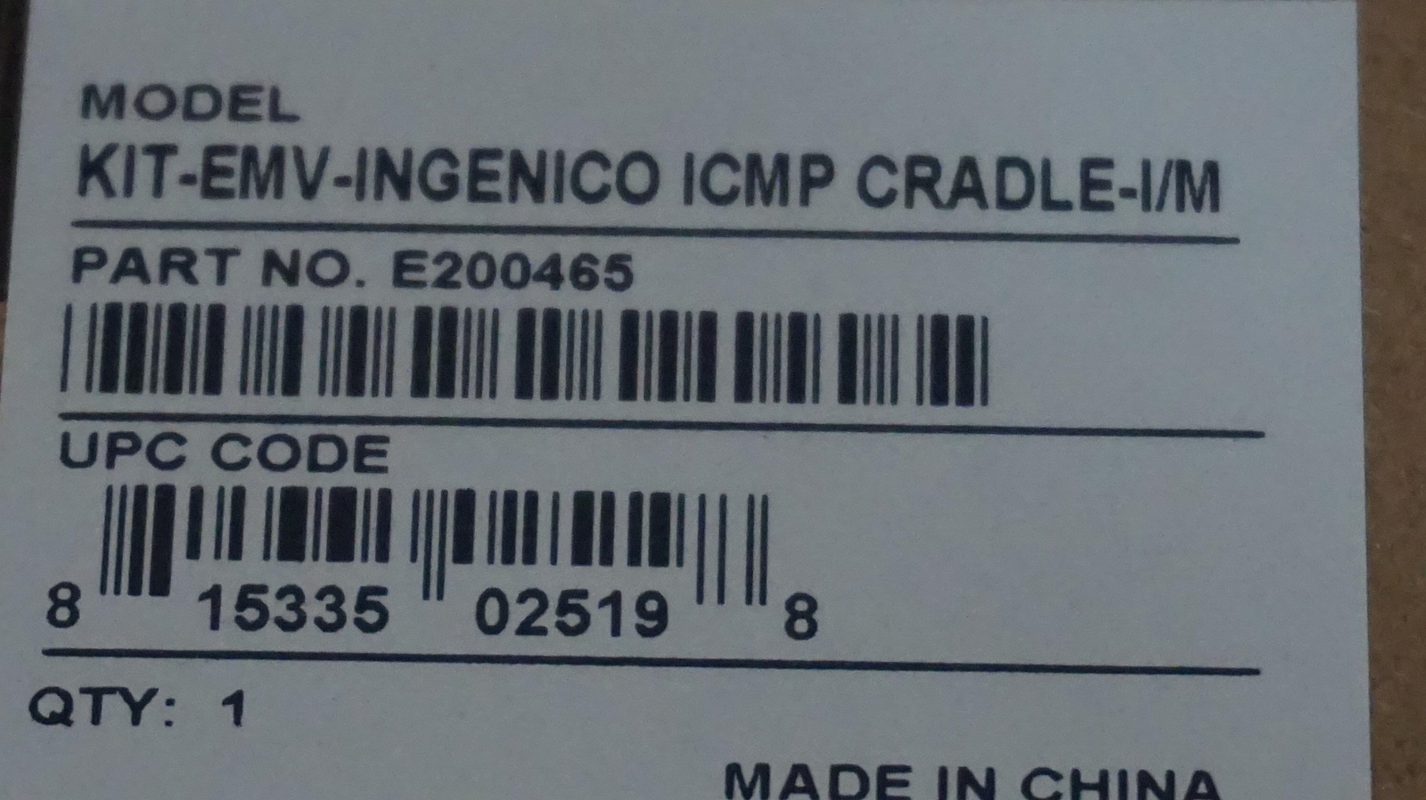 -=NEW=-ELO EMV CRADLE FOR INGENICO ICMP I-SERIES AIO & 02-SERIES POS MONITORS