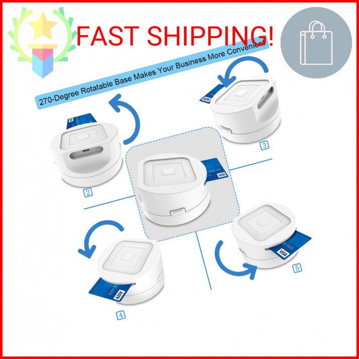 MirageCover Dock for Square Reader – Compatible with 1st and 2nd Generation Squa