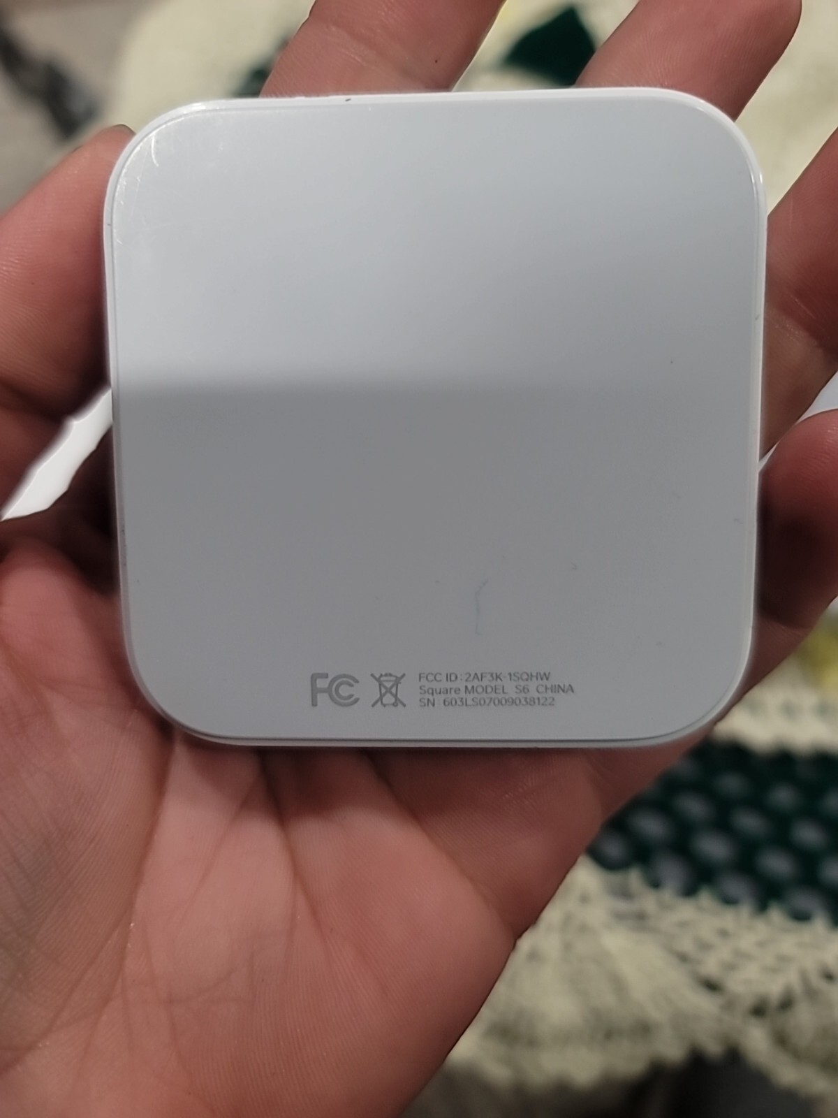 Square S6 White Portable Contactless And Chip Magstripe Credit Card Reader