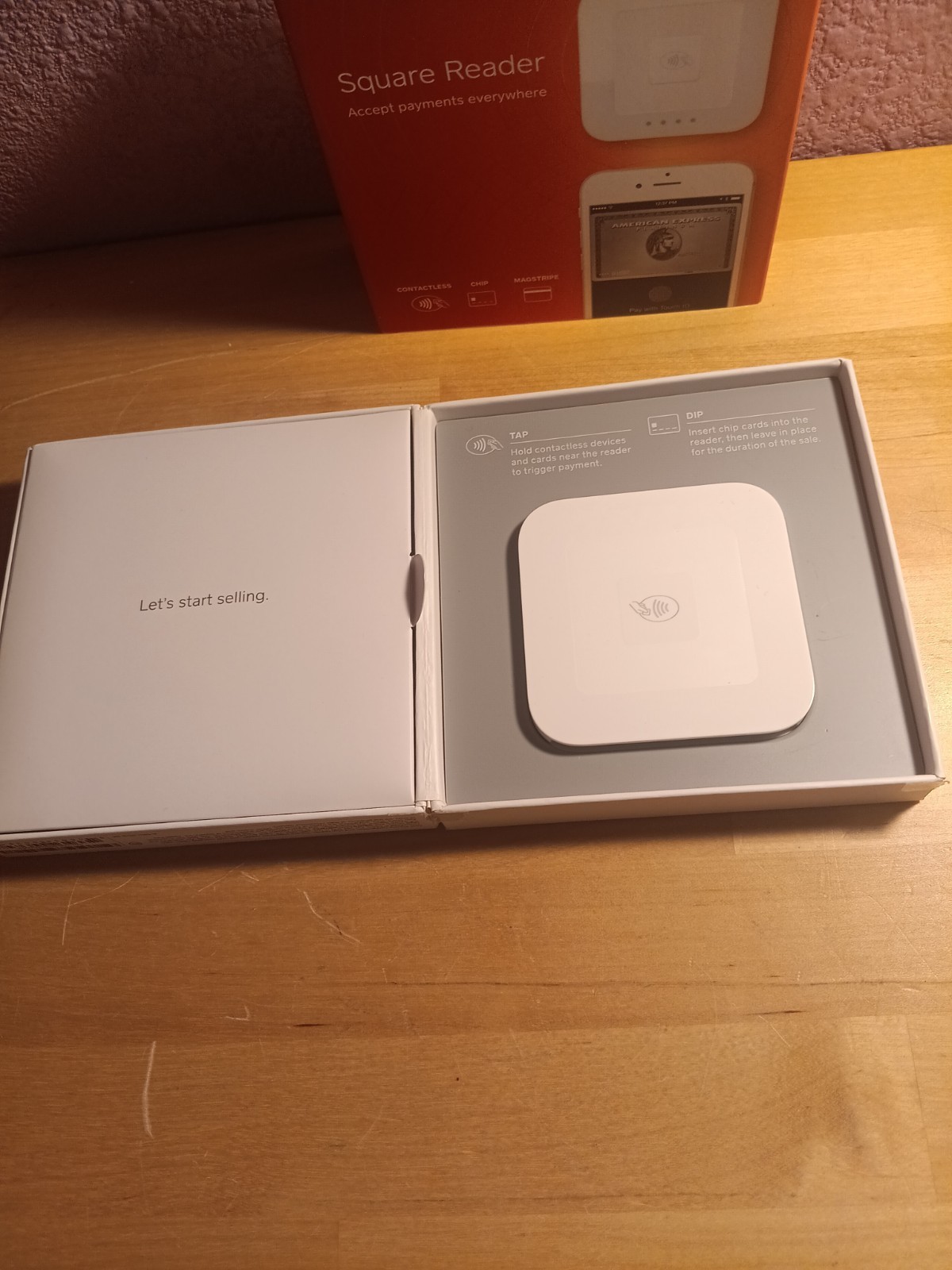 Square A-SKU-0113-04 Contactless Credit Card and Chip Reader Model S8