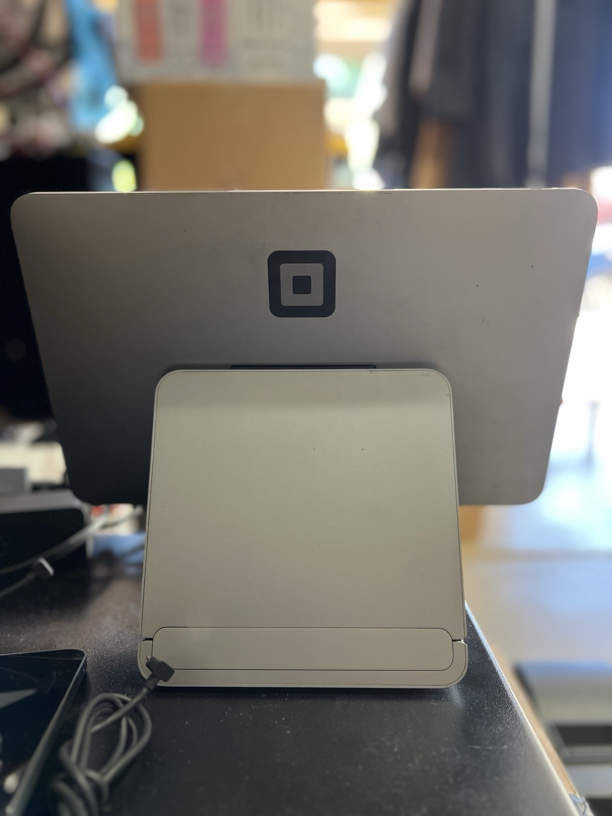 Square Register POS System – Black Rear Facing Customer Screen / Card Swipe