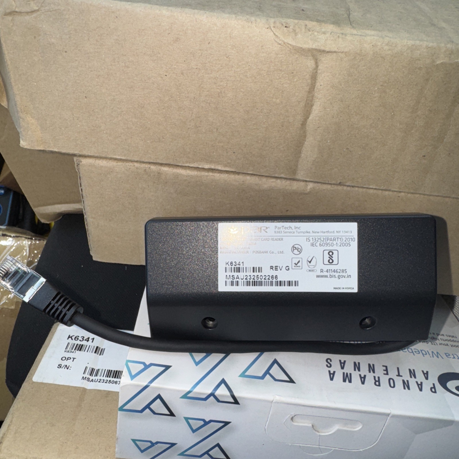 P.O.S. Smart Card Reader K6341 Par Tech Inc.