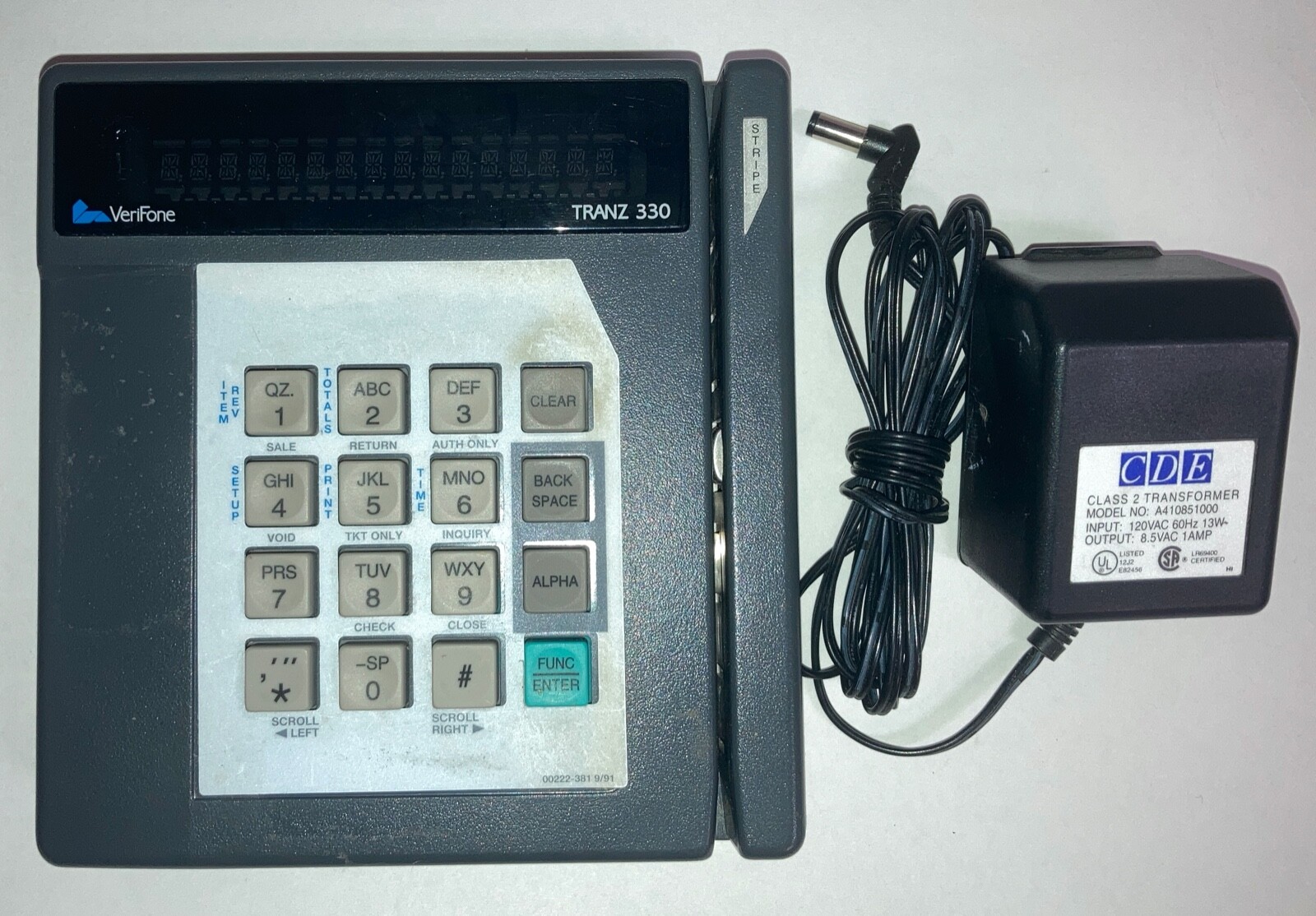 Verifone Trans 330 Credit Card Reader