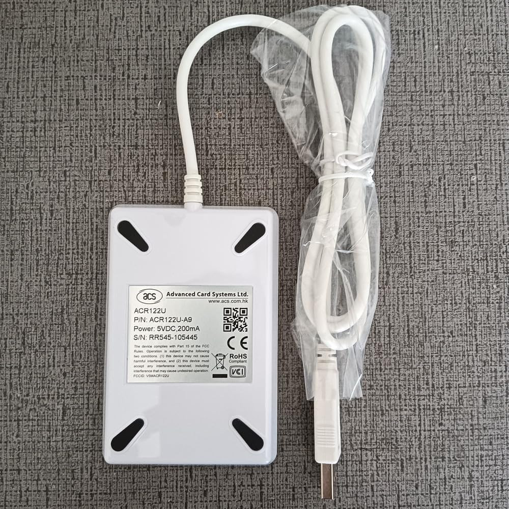 ACR122U NFC Reader Writer + 5 PCS Ntag213 NFC Tag + Free Software