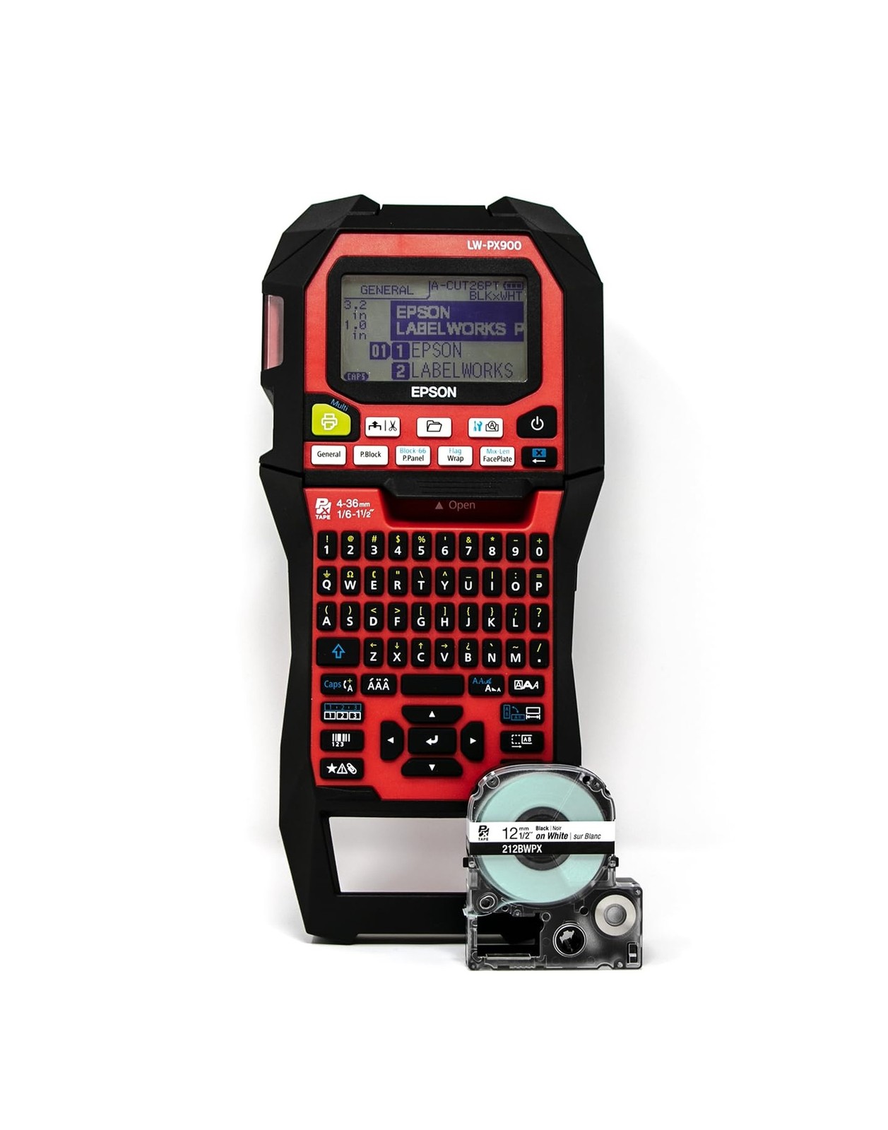 LABELWORKS Epson LW-PX900 Industrial Label Maker – Portable Handheld Label Pr…