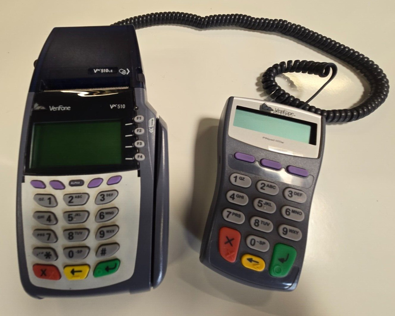Verifone Omni 5100 Credit Card Reader Terminal w/ PINpad 1000SE P003-180-02-USB