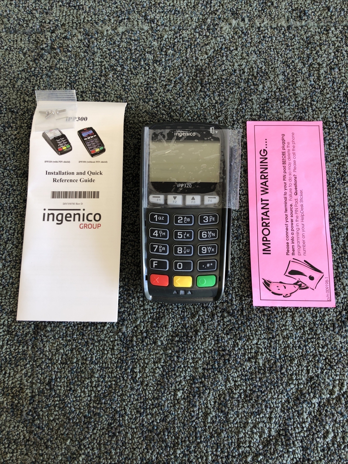 New Ingenico iPP320 Pin Pad Payment Terminal Swipe Card Reader Only