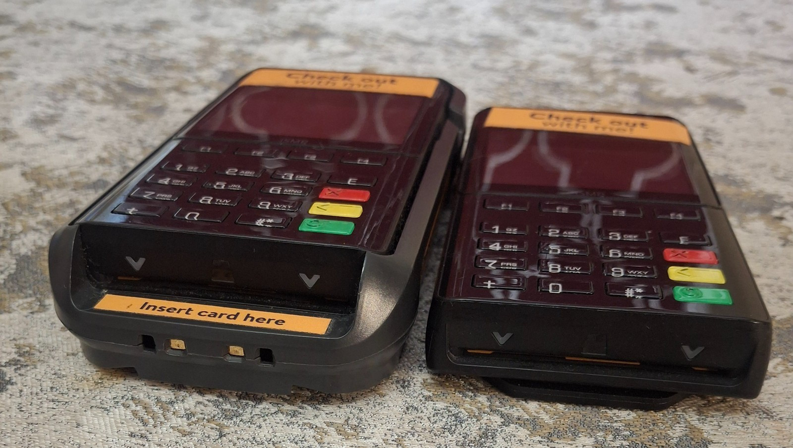 Ingenico iSMP4 Mobile Card Reader Scanner Lot of 2 AS IS for Parts Repair Donor