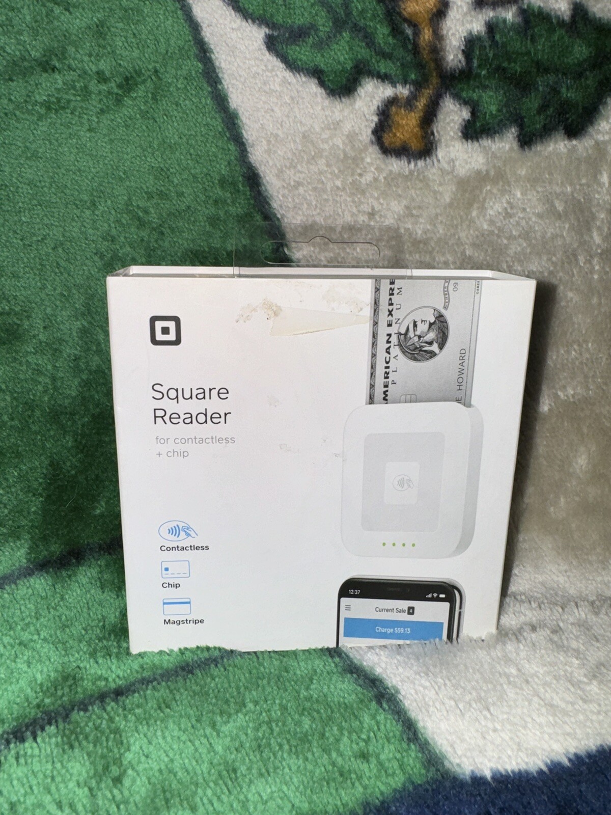 Square Contactless Credit Card and Chip Reader – White