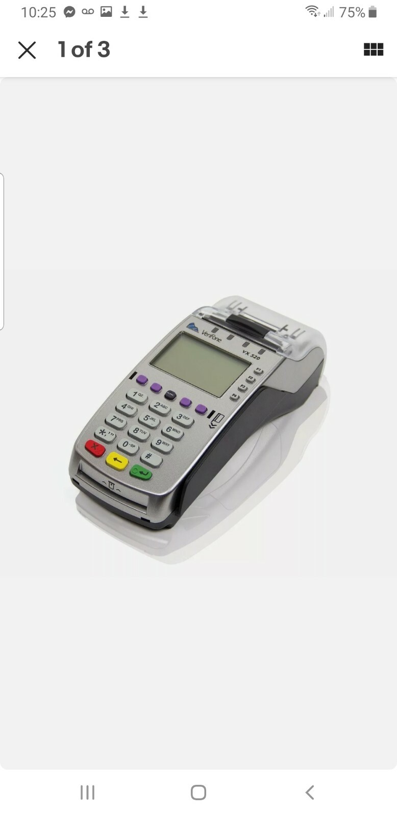 VeriFone Vx520 NFC Contactless Terminal