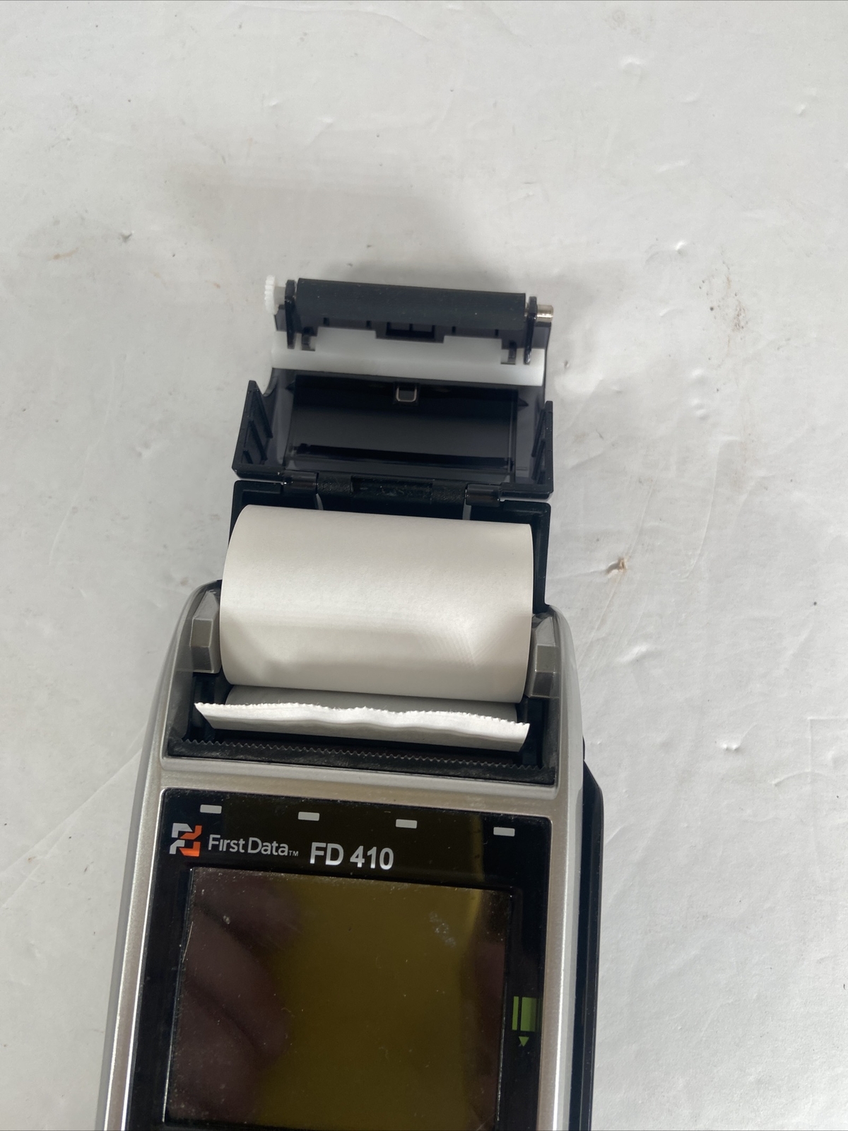 First Data FD410 Credit Card Terminal Untested NO CABLES UNIT ONLY machine